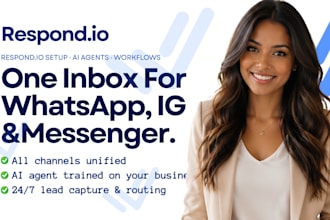 respond io setup, whatsapp automation, ai agents, and omnichannel inbox