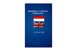 translate indonesian to english and english to indonesian accurately