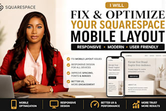 fix squarespace mobile issues, squarespace responsive design and website layout