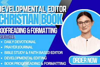 edit devotional book, bible study, faith based book, christian book editor
