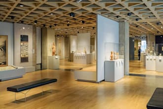 design 3d cgi art gallery, exhibition space, cultural space, art center, museum