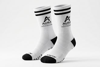 create custom 3d athletic socks design, 3d fashion socks design, 3d sock mockup