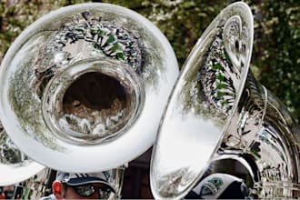 record trumpet, flügelhorn, tuba, euphonium, sousaphone and brass tracks