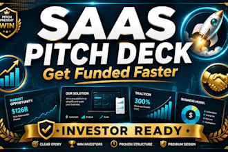create a saas pitch deck that investors love