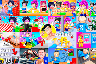 make a roblox or irl thumbnail for you