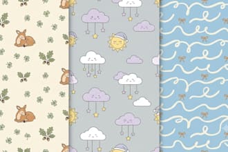 create baby print design