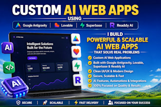 create custom ai web apps using google antigravity lovable superbase readdy ai