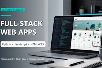 build a full stack python web app or ecommerce mvp