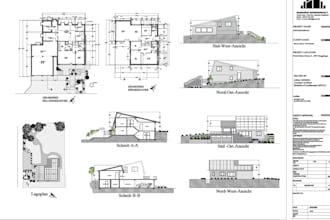 architect of city permit drawings, 2d floor plan, blueprints and 3d rendering