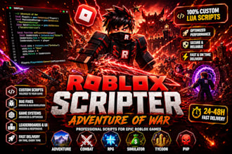 create professional roblox scripts, systems, and custom game mechanics