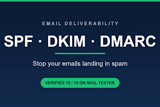 fix spf, dkim and dmarc records to stop emails landing in spam
