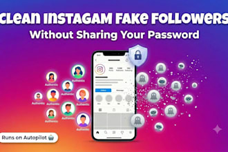 provide an instagram cleanup tool to delete fake followers safely