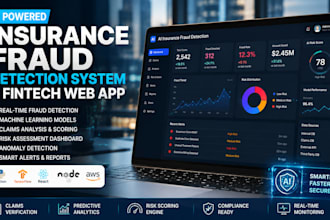 build realtime ai insurance fraud detection system and fintech web app