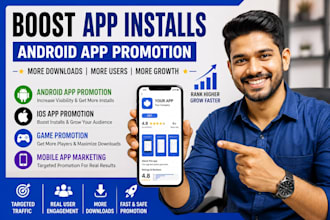 boost app install, android app promotion app install, mobile app promotion