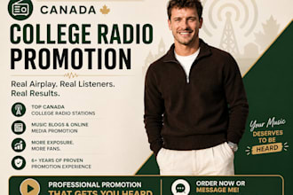put your song on 631 canada mixshow college radio stations for airplay spot