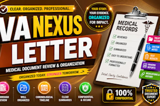organize and summarize your medical record professionally