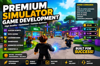 do roblox full game creation, steal a brainrot, grow a garden or simulator game