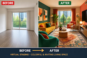 do professional virtual staging in 24hrs