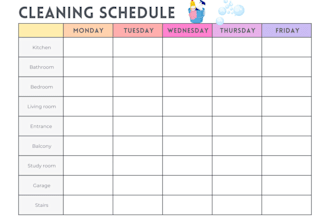 create home checklists and organization templates with canva