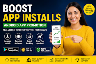boost app install, android app promotion app install, mobile app promotion