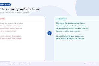 corrección y edición de textos en español