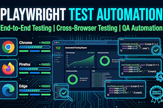create playwright automated tests for your web application