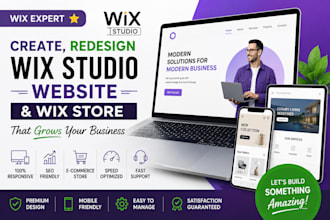 create weebly wix studio website design redesign wix store