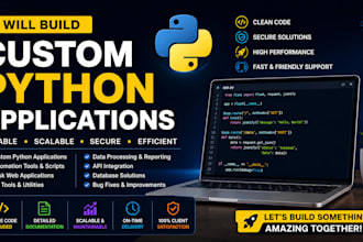 build a custom python application for your business