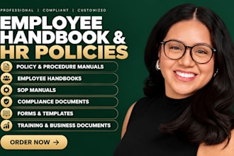 write UK employee handbook, HR policies and staff handbook