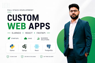 build custom web applications using django and react