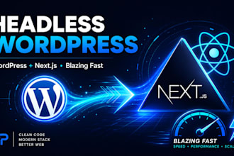 build a blazing fast headless wordpress site with nextjs and react