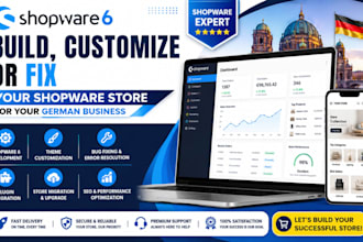 build cutomize or fix your shopware store for ypur german business