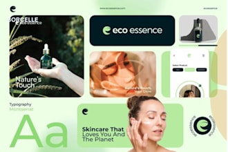 create a feminine luxury logo and brand identity