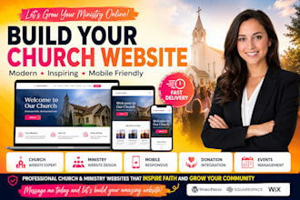 build or redesign church website ministry website