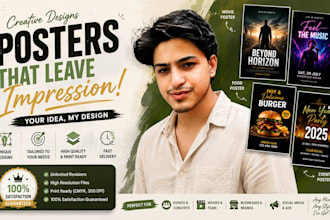 create eye catching poster designs