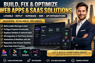 build lovable fix bugs in lovable replit supabase n8n saas api integrations web