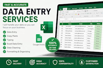 do data entry and ms excel work