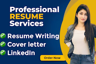 write and design a modern ats friendly resume CV for any industry