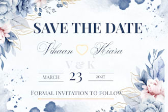 edit save the date template