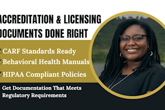 write policy and procedures for behavioral health homecare carf licensing nemt