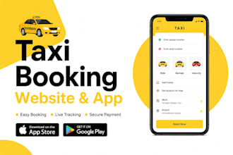 build chauffeur website, airport transfer website, taxi booking website and app