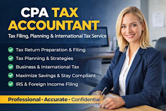 cpa tax accountant for tax consulting, filing, planning, international tax