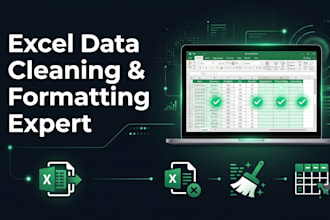 do excel data cleaning and formatting