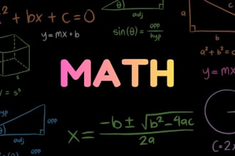 be your math tutor for algebra, geometry, calculus and statistics