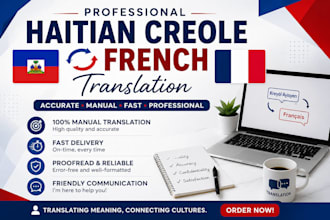 translate haitian creole to french and french to haitian creole