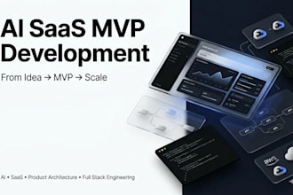 build scalable ai saas products and startup mvps