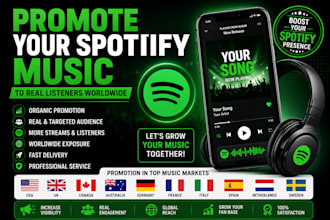 promote your spotify music and make it go viral with spotify promotion