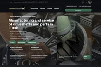 build a modern react website