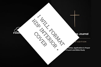 format KDP interior and book cover with spine for amazon