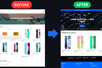 create custom shopify sections, bug fixing